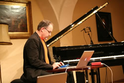 Karlheinz Essl performing <em>Lexikon-Sonate </em>on a Bösendorfer CEUS computer piano