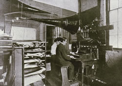 Figure 1. Playing console of Cahill Telharmonium (courtesy Tom Rhea).