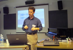 Symposium Chair and CEC President David Ogborn presenting his paper “Functional Electroacoustics in Three Recent Operas”